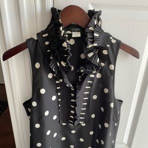 J Crew Silk Blouse size 10